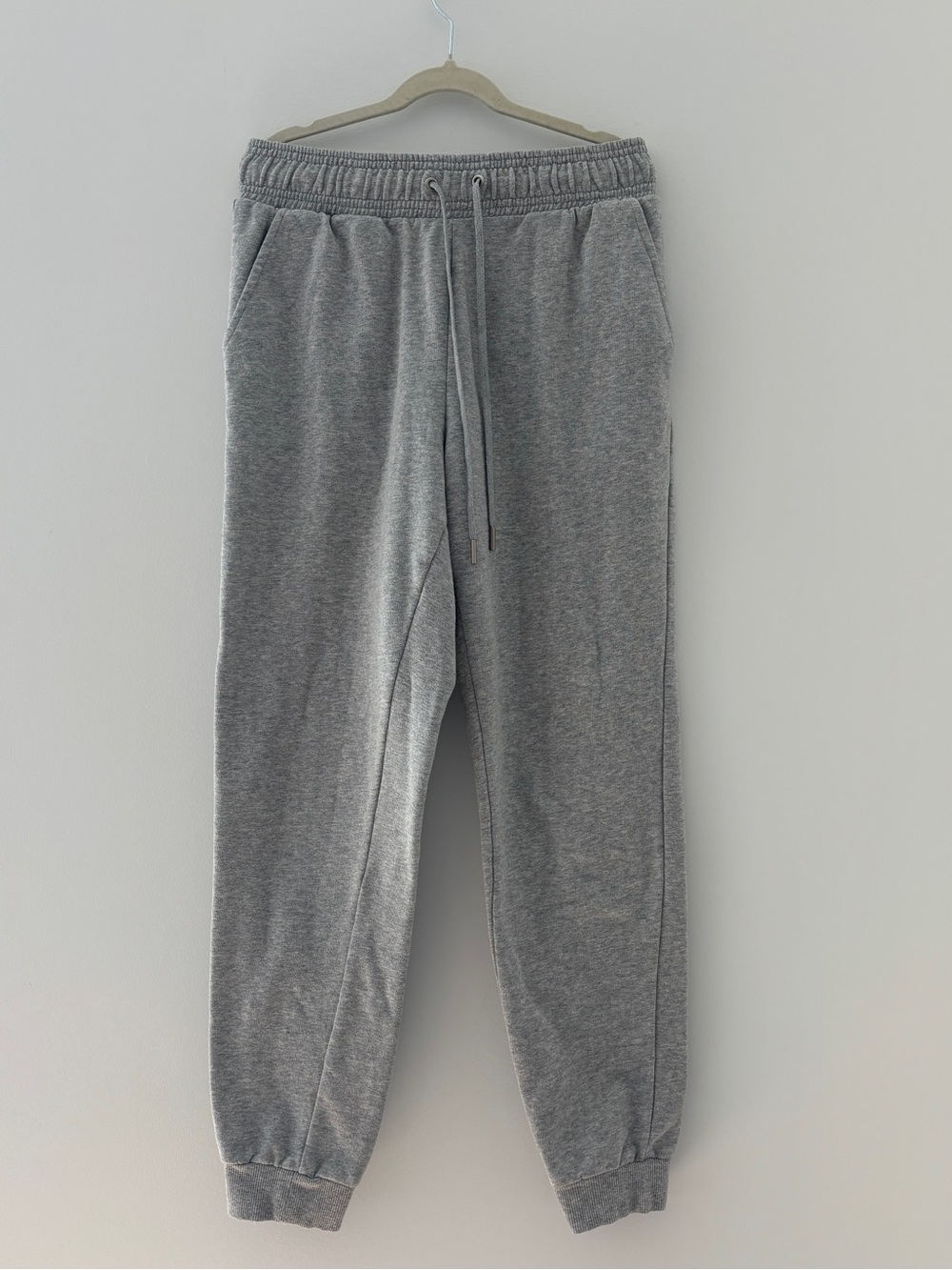Unisex Gray Fleece Jogger Sweatpants - Comfort Fit